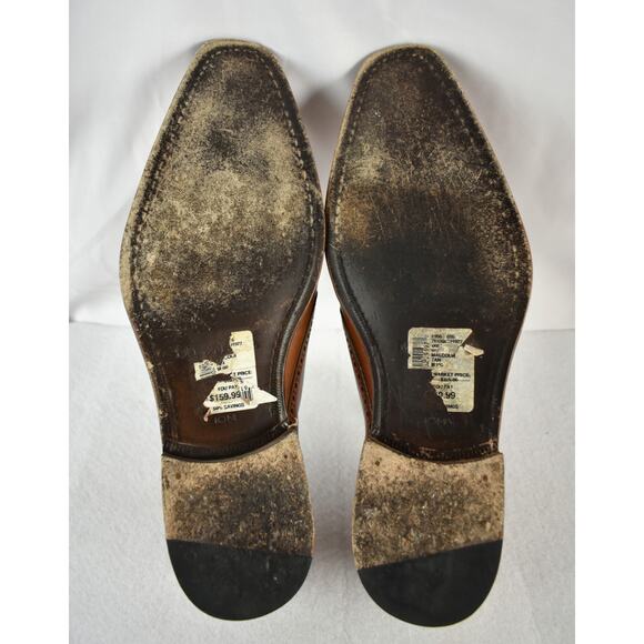 Mezlan 9492 Malcolm Tan Men's Leather Dress Shoes 10M - Picture 7 of 9